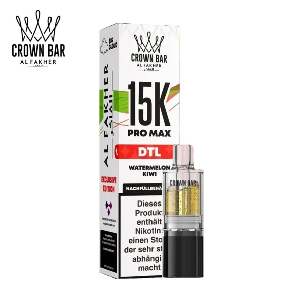 Al Fakher 15K Pro Max - Watermelon Kiwi - Pods 6mg DTL